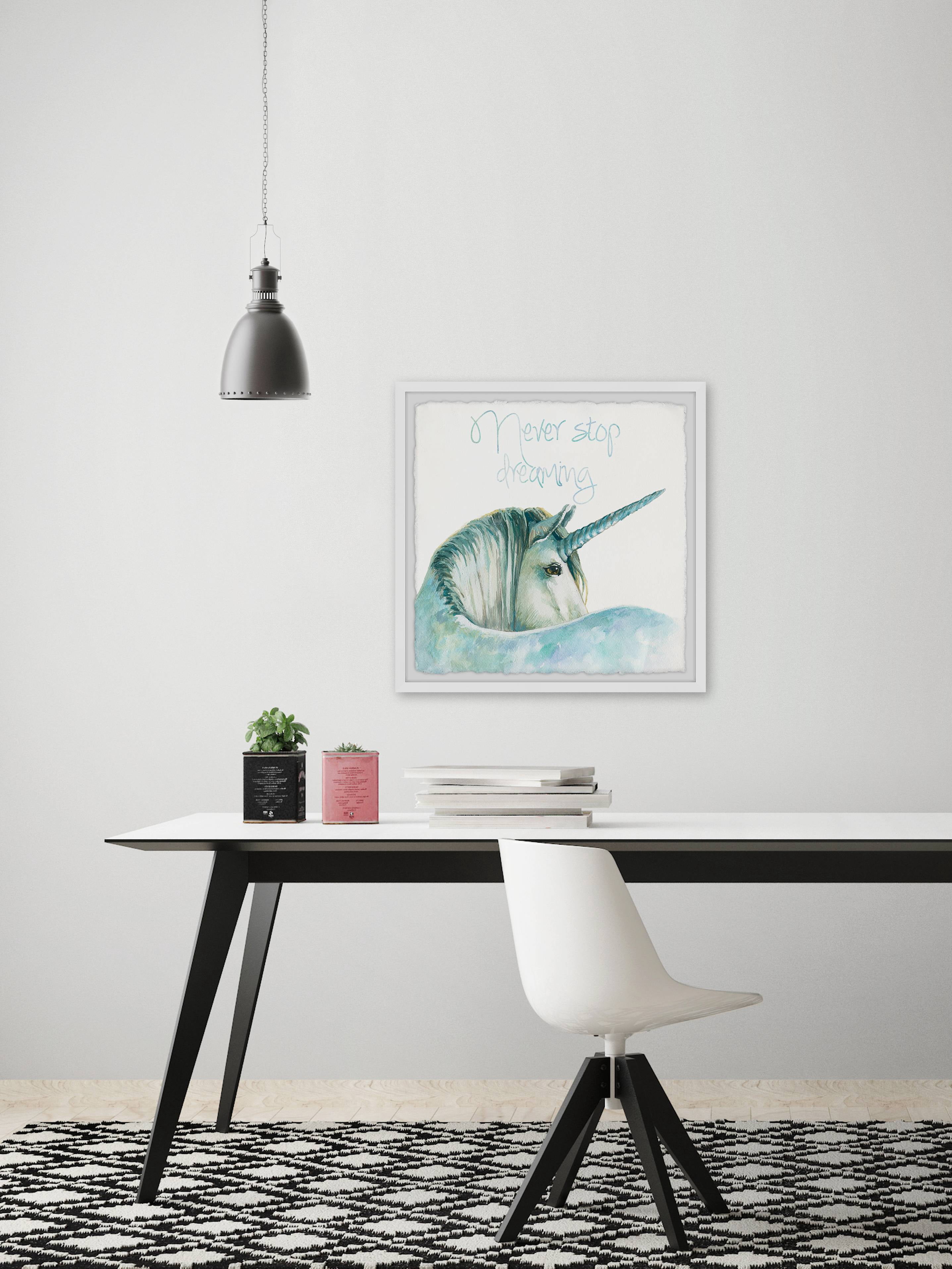 Marmont Hill Never Stop Dreaming V Framed Wall Art, 18.00" x 1.50"
