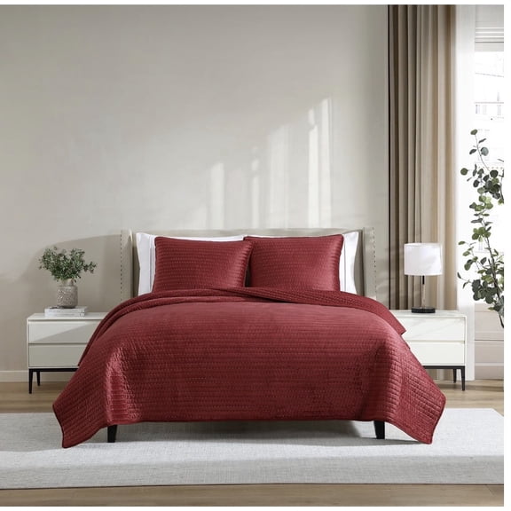 Lenox Holiday Quilt Set, Red, King
