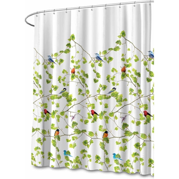 Splash Home Terrasse Polyester Fabric Shower Curtain 70 x 72 - Multicolor