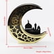 thumbnail image 5 of Espejo De Madera Creativo Eid Mubarak Ramadan, Castillo De Luna Dorada, Letras Huecas Con Luces Led, Decoración De Mesa De Comedor, Artesanías Scienceny HA019787-00, 5 of 7