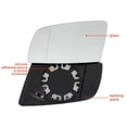 thumbnail image 4 of Left & Right Side Mirror Glass Rear View Rearview Exterior Wide Angle for BMW 5 Series E60 E61 E63 E64 2003-2008 1pc Left, 4 of 6