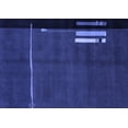 thumbnail image 1 of Ahgly Company Machine Washable Indoor Rectangle Abstract Blue Modern Area Rugs, 2' x 4', 1 of 4