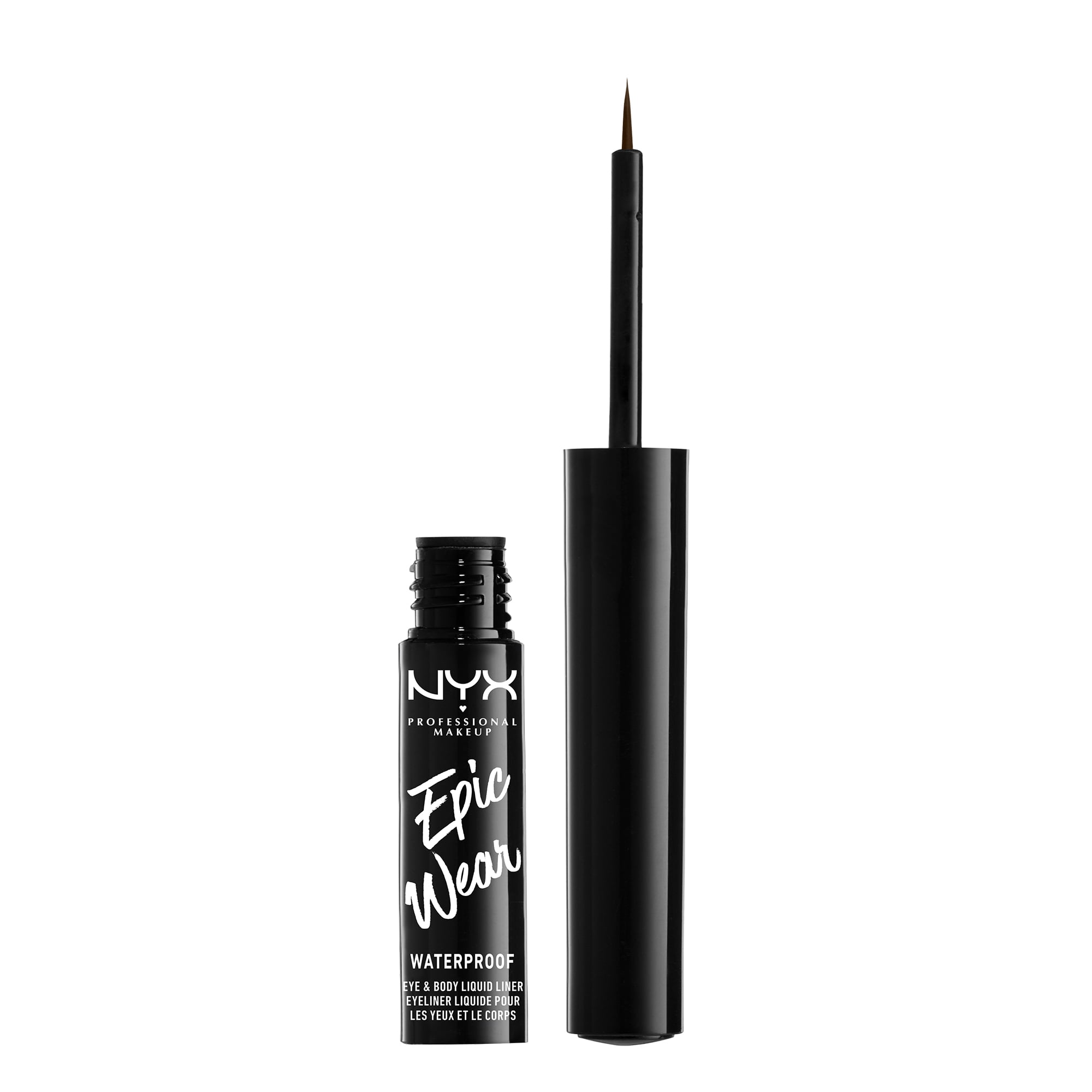 NYX Professional Makeup Epic Wear Liquid Liner Long-Lasting Waterproof Liquid Eyeliner Brown