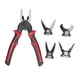 thumbnail image 1 of Uadme Pelacables, Juego De Herramientas De Alicates, Pelador De Cables 5 En 1 para Evitar El Deslizamiento, Alicates De Cizalla, Herramienta De Prensado De Cables para Electricista, 1 of 8