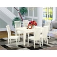 thumbnail image 2 of East West Furniture Dining Room Set Linen White, WEIP7-LWH-W, 2 of 6