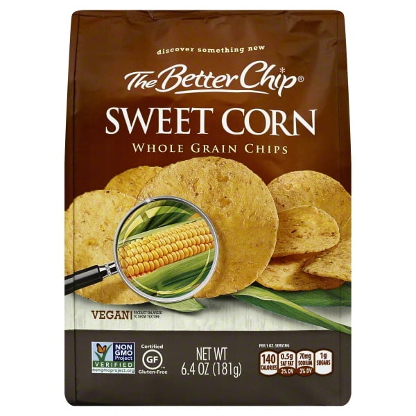 The Better ChipÂ® Sweet Corn Whole Grain Chips 6.4 oz. Bag Walmart