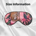 thumbnail image 5 of Fuzoiu Cheetah On Toilet Humor Art Print Sleep Masks,Eye Masks with Adjustable Strap for Sleeping,Night Eye Shade for Women Men,Eye Cover for Full Night's Sleep, Travel and Nap, 5 of 7