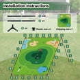 thumbnail image 2 of NOICOI 71"x71" Portable Golf Chipping Game Set, with Adjustable Golf Clubs,20 sticky balls - Golf Training Aid for Indoor/Outdoor Practice ,Easy Setup Family Gifts, 2 of 7