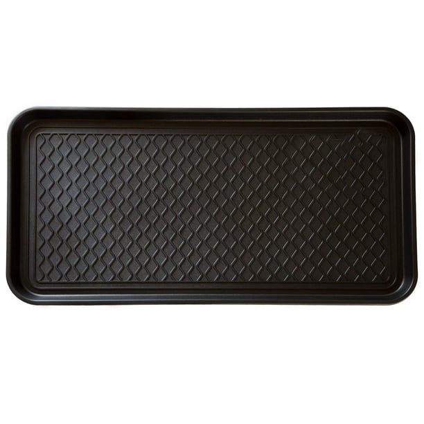 Bandeja para maletero Stalwart 75-ST6012 de plástico para todo tipo de clima, color negro