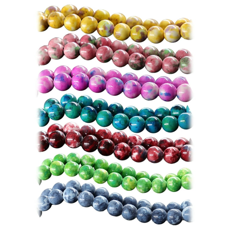 ZTTD Fashion 60pcs Colored Beads Wood Beads For Crafts Round Beads For Fall  DIY Jewelry Decor Pearl Beads For Jewelry Makin Necklace Earrings Jewelry  Making And Jewelry Repairing 
