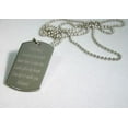 thumbnail image 2 of REMEMBER ME, MESSAGE, QUOTE, LOVE, DOG TAG NECKLACE STAINLESS STEEL, 2 of 4