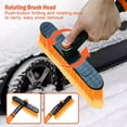 thumbnail image 3 of Extendable Snow Brush with Ice Scraper for Car Windshield, Auto Snow Scraper and Foam Grip Snow Removal Brush for Car Truck Windows-Detachable-No Scratch (Orange), 3 of 7