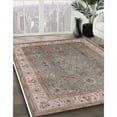 thumbnail image 3 of Ahgly Company Machine Washable Indoor Square Industrial Modern Rosy Brown Pink Area Rugs, 5' Square, 3 of 7