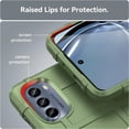 thumbnail image 6 of Case for Motorola Moto G62 5G, Heavy Duty Shockproof Military Grade Drop Tested Field Phone Case Bumper Rugged Cover for Motorola Moto G62 5G HD Green, 6 of 14