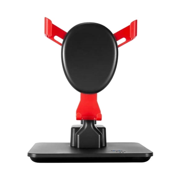 Soporte para teléfono con balanceo y movimiento automático para mostrador y escritorio Batería roja de 3 engranajes
