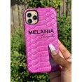 thumbnail image 2 of Personalised Pink Snake Skin Name iPhone 15 Pro Max Case,iPhone 16 Pro Max, 2 of 5