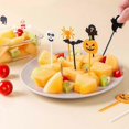 thumbnail image 3 of 10 PCS Plastic Little Forks Dessert Fork Halloween Theme Bentos Box Decorations, 3 of 5
