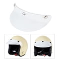 thumbnail image 1 of 3-Snap Visor Peak Open Protector White White2, 1 of 9