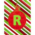 thumbnail image 1 of Carolines Treasures CJ1039-R-CHF 28 x 40 In. Christmas Ornament Holiday Letter R Monogram Initial Flag- House Size, 1 of 1