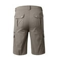 thumbnail image 5 of Men's Capri Work Shorts, 7-Inch Inseam Multi-Pocket Cotton Cargo Shorts for Outdoor Activities & Casual Wear ,Light Brown M, 5 of 5