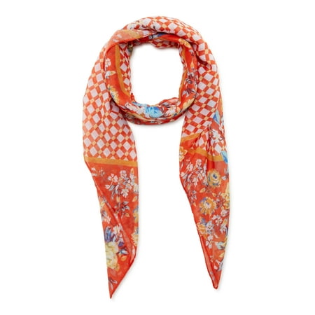 ColorPlay Women's Adult Floral Next Door Oversized Scarf