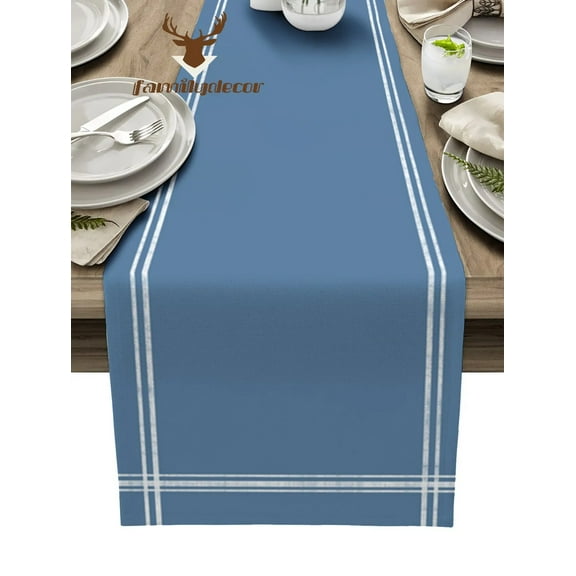 Pure Color Royal Blue Table Runner Home Wedding Decor Table Flag Mat Table Centerpieces Decoration Party Dining Long Tablecloth