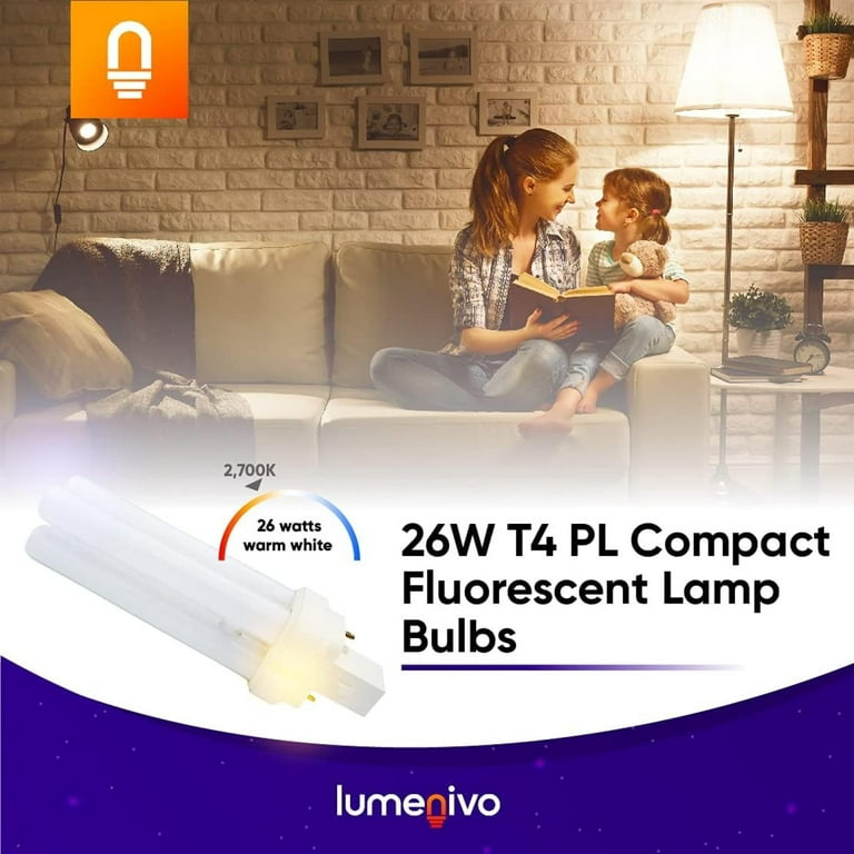 Philips 370825 - EL/T 34 Triple Tube Screw Base Compact Fluorescent Light  Bulb