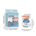 thumbnail image 3 of Ensemble de Dentiers en Silicone Reline, Kit Professionnel de Dentier en Silicone Reline, Kit de Dentier Reline Convient pour Fixer les Dentiers Supérieurs et Inférieurs (1 Pcs), 3 of 8