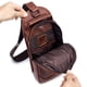thumbnail image 5 of Bolso bandolera de cuero para hombre, resistente al agua, antirrobo, bandolera, bandolera, mochila, BULL CAPTAIN Paquete de cuero, 5 of 7
