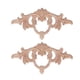 thumbnail image 1 of Apliques de madera tallados, apliques tallados, decoración artesanal para muebles de casa, puerta y ventana, 2 uds., 1 of 8