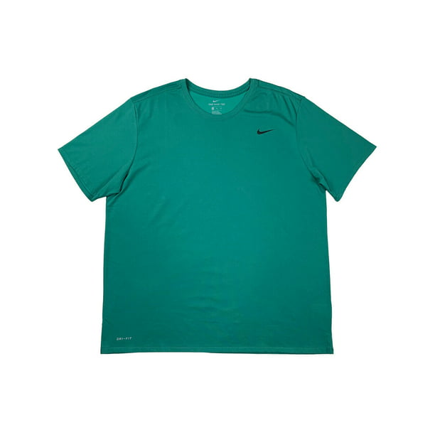 Nike - Nike Mens Dri-Fit Cotton 2.0 Classic Swoosh Shirt Green New (3XL ...