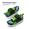 thumbnail image 3 of Dream Pairs Kids Boys &Girls Lightweight Athletic Sneakers Breathable Running Shoes Kd18002K Black/Royal/Green Size 11, 3 of 5