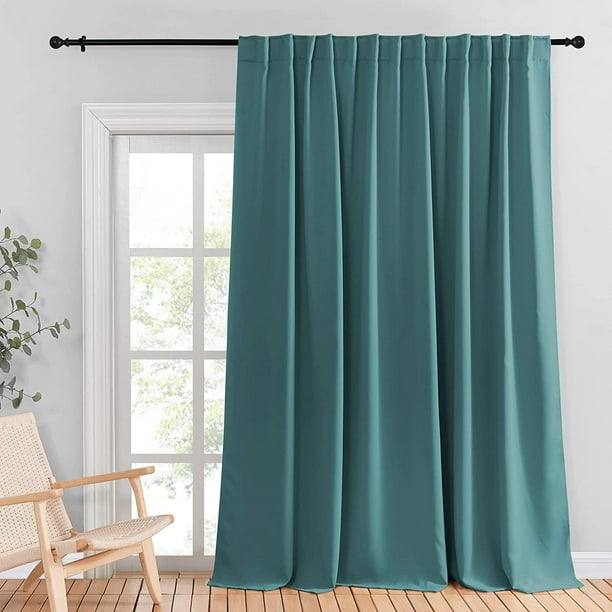 95 Inches Patio Door Curtains Thermal, Sliding Door Blackout Shades