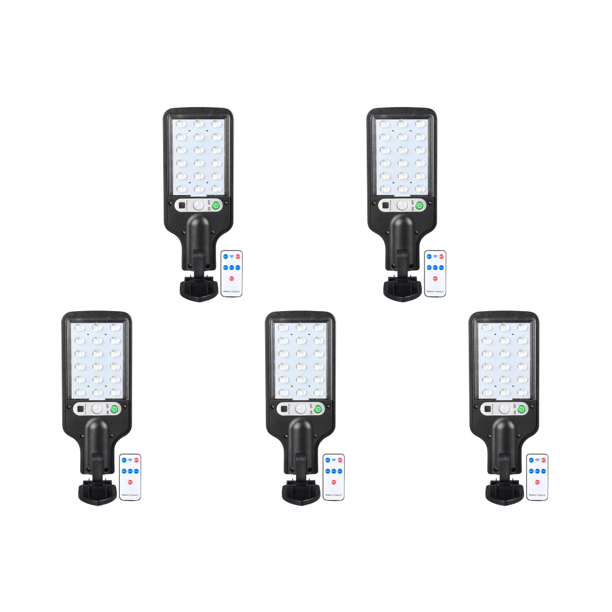 Lámpara de pared para exteriores con energía solar, sensor de movimiento de 3 modos para jardín y patio (18 LED)