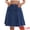 Dark Blue, variant on DARING DIVA Women's Denim A Line Flared Raw Hem Jean Skirts Small Light Gary Blue