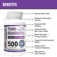 thumbnail image 2 of Suplemento MAAC10 Trans Resveratrol 500 mg con BioPerine 60 unidades, 2 of 9