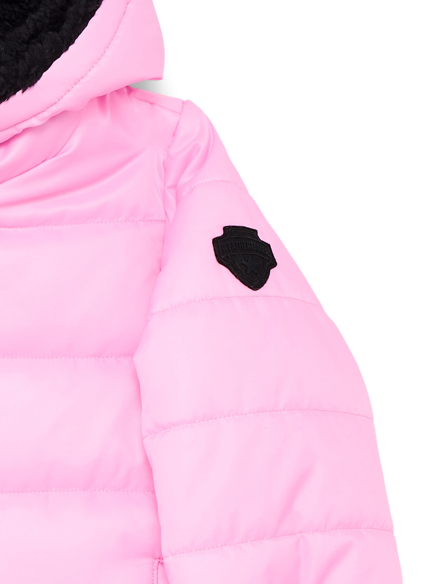 Weather Tamer Toddler Puffer Jacket with Hood, Sizes 2T-5T