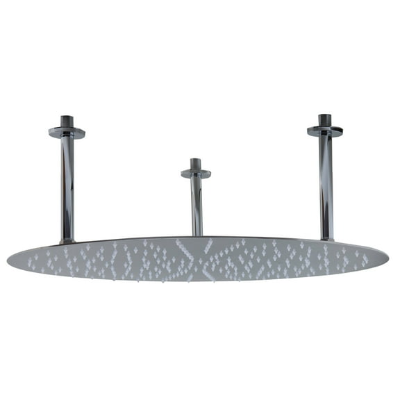 ALFI brand RAIN24R-PSS 24" Round Polished Solid Stainless Steel Ultra Thin Rain Shower Head