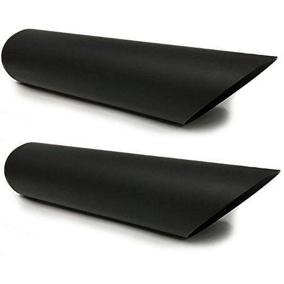 Two Powder Coated Black Universal Exhaust Tips 2.25" Inlet 4" Outlet 18" Colt