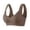 *Coffee, variant on Women's Ribbed Seamless Wireless Bralette,Ladies' Scalloped V-Neck Wide Strap Comfort Bra,Soft Support Everyday Wirefree Bra For Women,Coffee,S-2XL
