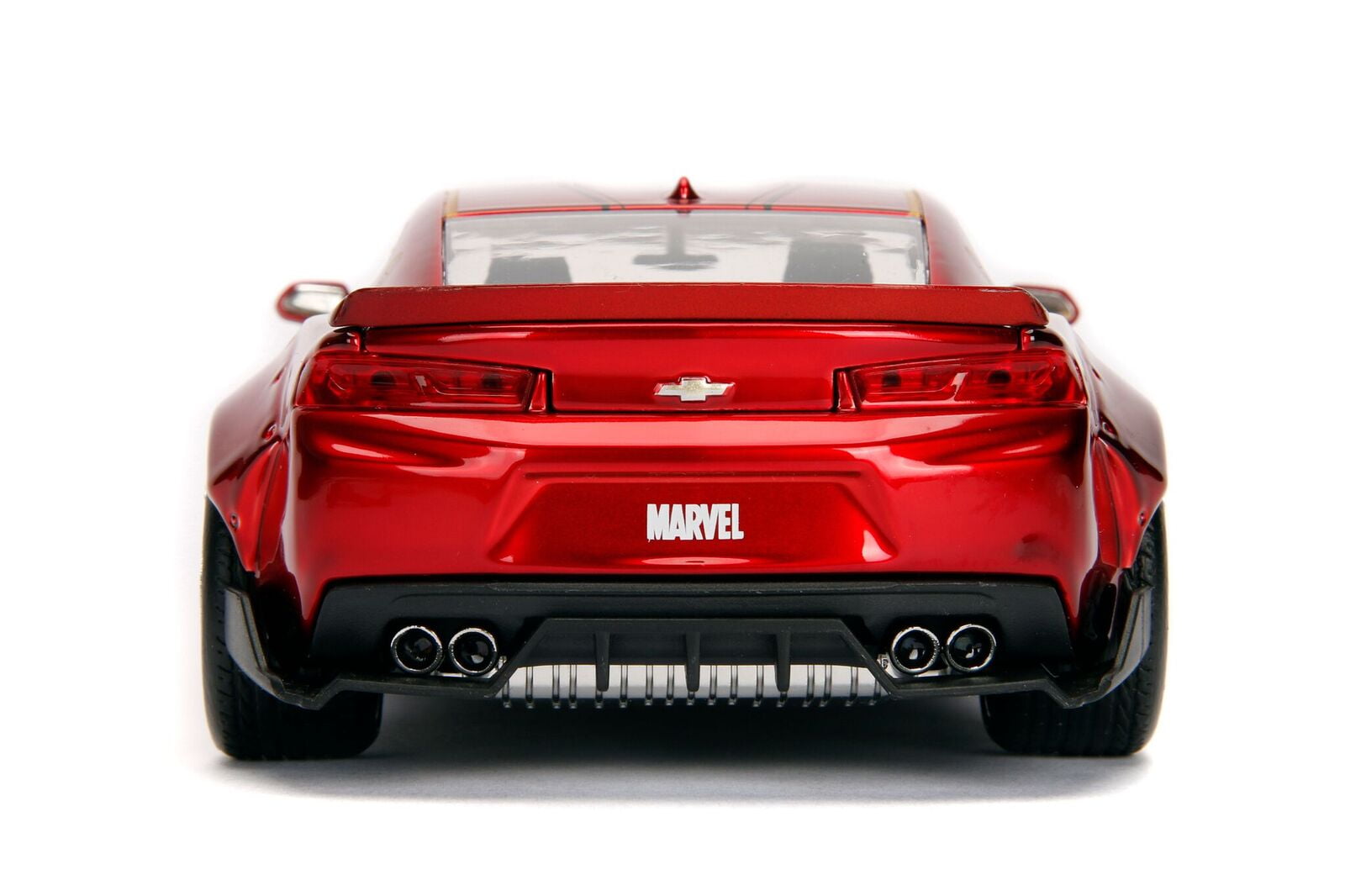 2016 Chevrolet Camaro Red Metallic and Gold and Iron Man