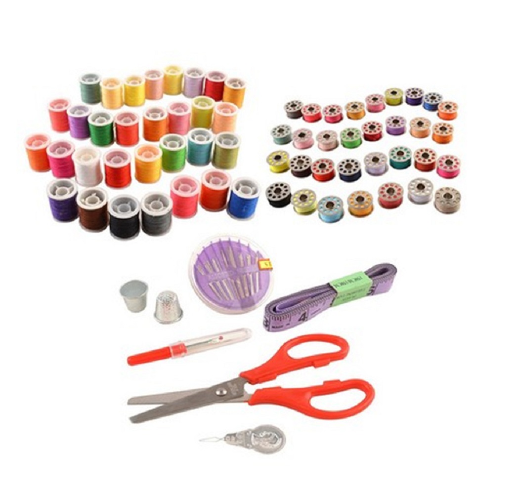 SUGARDAY Travel Sewing Kit with Needles and Thread for Adults Sewing