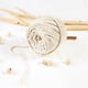 thumbnail image 5 of Espejo de pared colgante con flecos de macramé, espejo redondo bohemio, decoración artística para apartamento, sala de estar, dormitorio, guardería, entrada, color marfil, 5 of 5