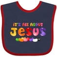 thumbnail image 3 of Inktastic Jelly Bean Jesus Boys or Girls Baby Bib, 3 of 4