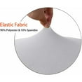 thumbnail image 4 of ALigoa Round Chair Cover Washable Elastic Stool Slipcover for Dia.12-14" Chair, Set of 2, 4 of 6