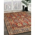 thumbnail image 3 of Ahgly Company Machine Washable Indoor Rectangle Traditional Tomato Red Area Rugs, 2' x 3', 3 of 7