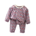 thumbnail image 3 of Rvasteizo Girls Set Print Long Sleeve Top and Pants 2 Piece Home Set for Girls 12 Months to 12 Years, 3 of 5