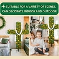 thumbnail image 3 of Deeceymbur Foldable Christmas Tree Artificial LED Light Decor for Indoor Outdoor Holiday Decoration with Metal Stand Accessories, 3 of 4