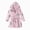 G217-Light Pink, variant on HFHAPW Toddler Robes Cute Pattern Bathrobe Unisex Kids Robe Baby Flannel Hoodie Pajamas Sleepwear for 1T 2T 3T 4T 5T 6T 7T(Hot Pink,3-4 Y )