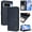 Blue, variant on For Google Pixel 8 Pro Litter Panda Embossing Leather Phone Case with RFID Blocking Card Slot Wallet Magnetic Clasp Lanyard Flip Stand Case,Black,For Google Pixel 8 Pro